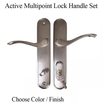 Active Handle Set 400b Right Hand Cambridge Multipoint Lock Trim, Oil Rubbed Bronze - 395112